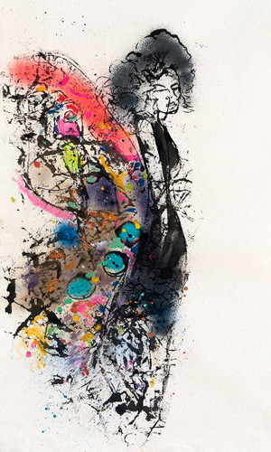 Yes I Am Perfect by Miles Regis | Abstract Figurative Art | Fine Art print