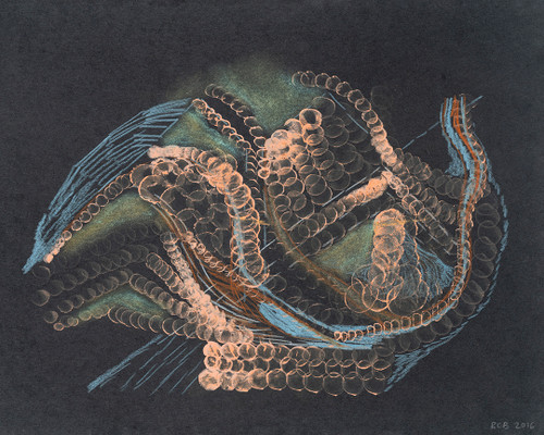 Clay Painting No.5 by Raphaele Cohen-Bacry | Fine Art print