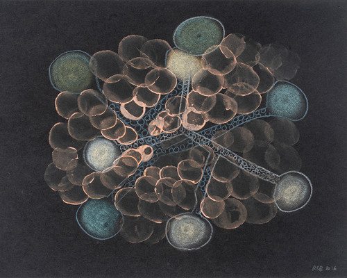 Clay Painting No.1 by Raphaele Cohen-Bacry | Fine Art print