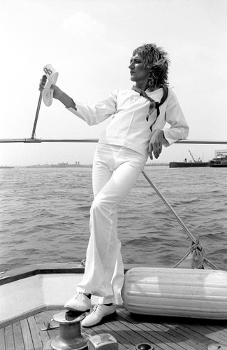 Rod Stewart #1 by Richard E. Aaron | Classic Rock Photo | Limited Edition Print |Rod enjoying some down time on a yacht