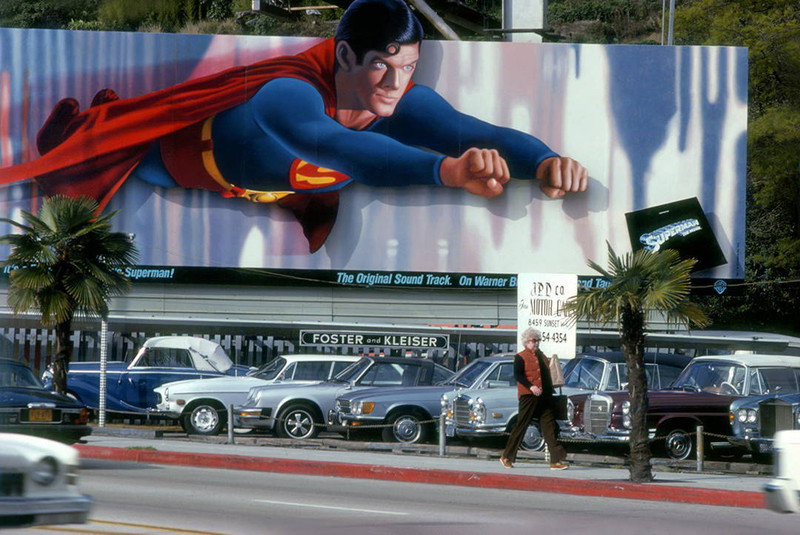 Superman Billboard by Robert Landau