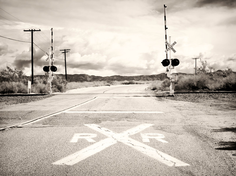 Crossing 11 by Arturo Castillo| Scenic Railroad Landscape