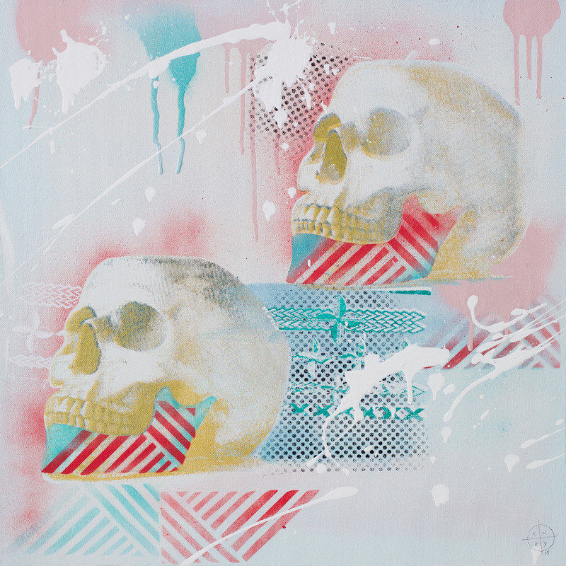 Skulls by Kanaky | Street Art Style Fine Art Print