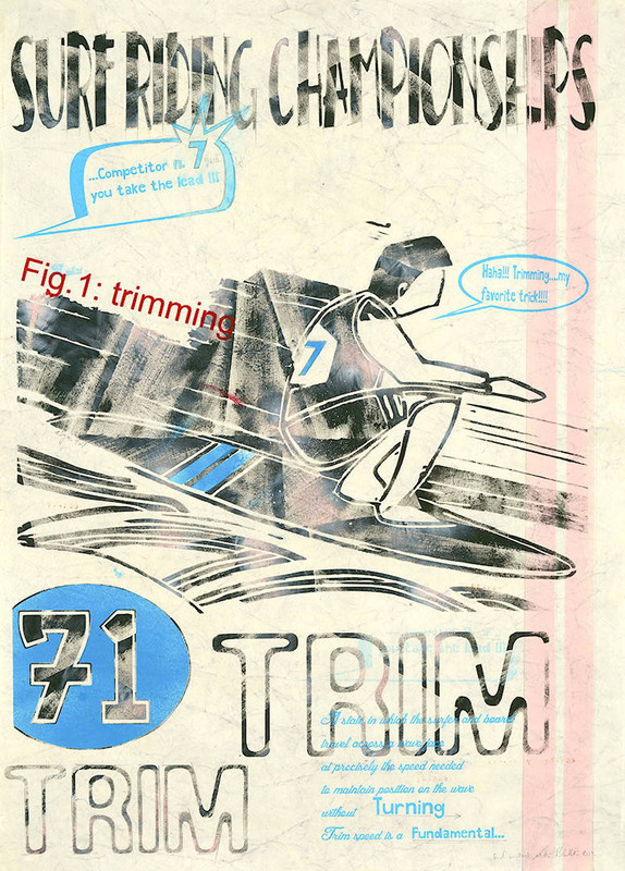 Surfing Championship by Kanaky | Retro Style | Fine Art print