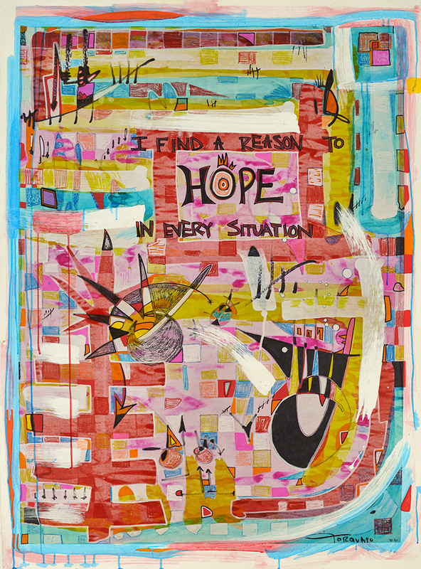 Reason to Hope Painting by Michael Torquato deNicola |  Mixed Media Original