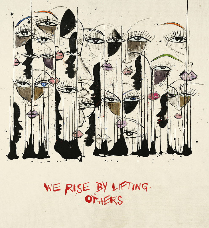We Rise By Lifting Others by Miles Regis | Limited Edition Art Print