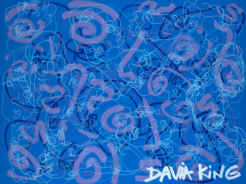 Layered Dimension Print by Davia King