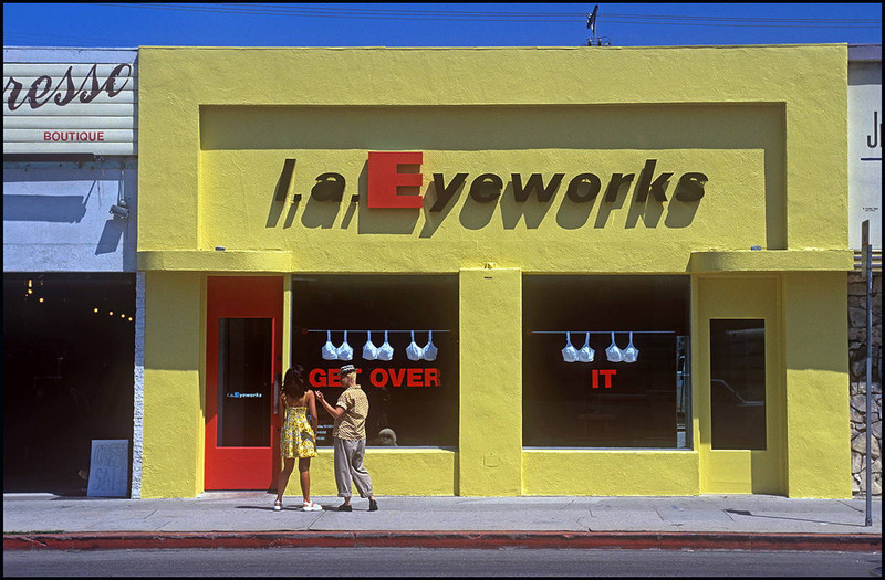 L.A.Eyeworks Photo by Robert Landau |  Melrose Ave., West Hollywood, 1986