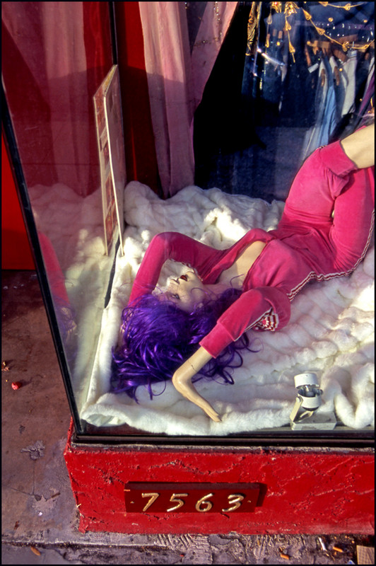 Fallen Mannequin Photo by Robert Landau | Melrose storefront window display