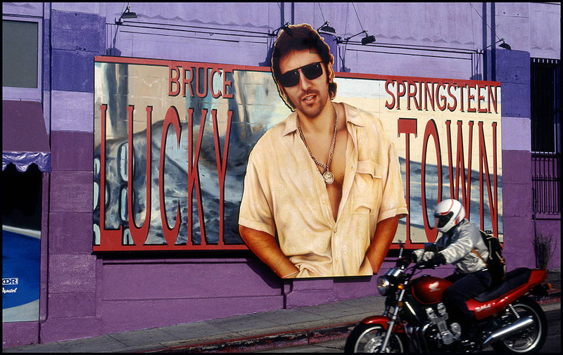 Bruce Springsteen, Lucky Town Billboard by Robert Landau