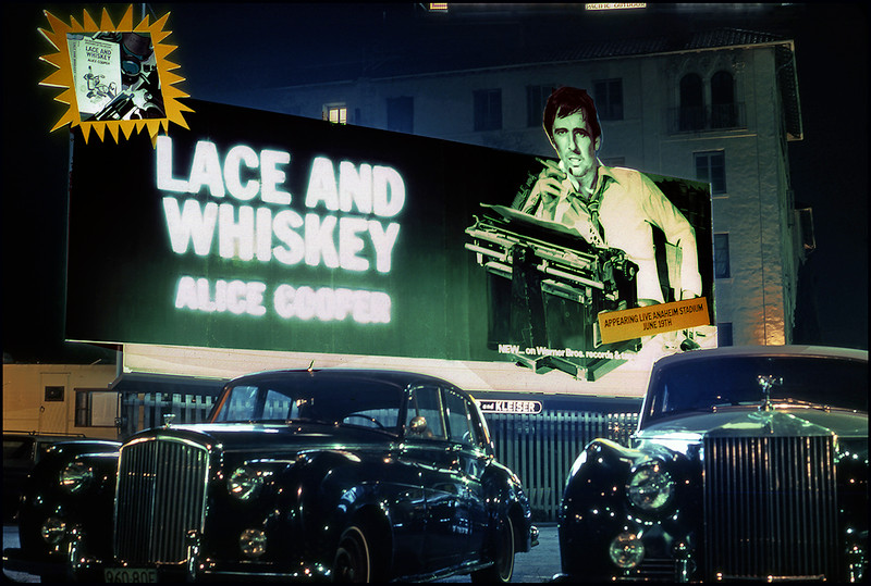 Alice Cooper, Lace and Whiskey Billboard by Robert Landau