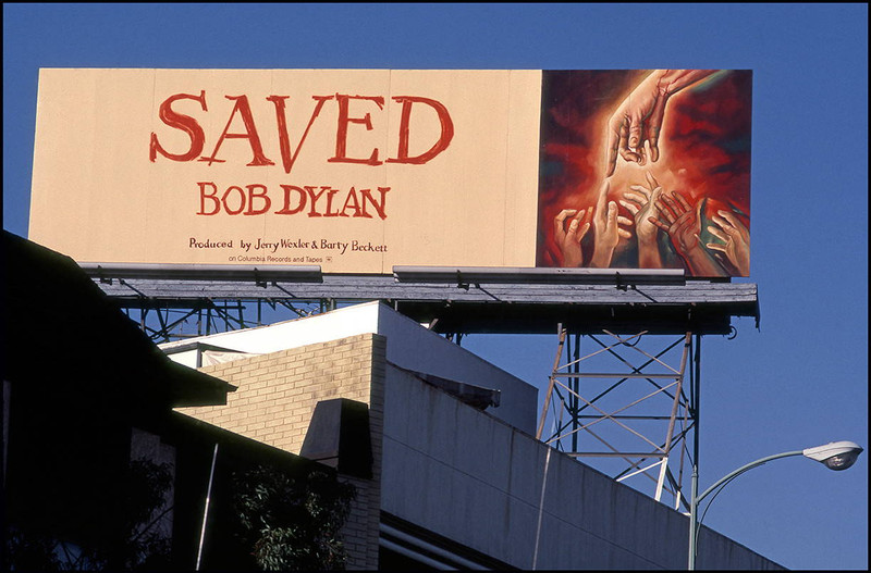 Bob Dylan, Saved Billboard by Robert Landau