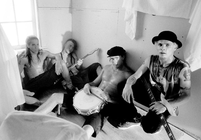 Red Hot Chili Peppers - Knock Me Down, 1989 Photo by Drew Carolan