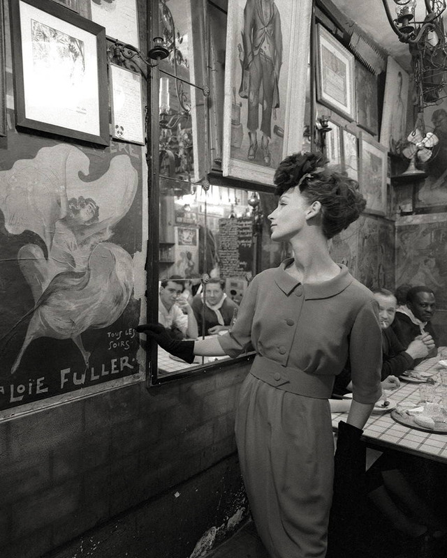 Pierre Cardin at Roger la Grenouille | Vintage Fashion Photo by Gleb Derujinsky