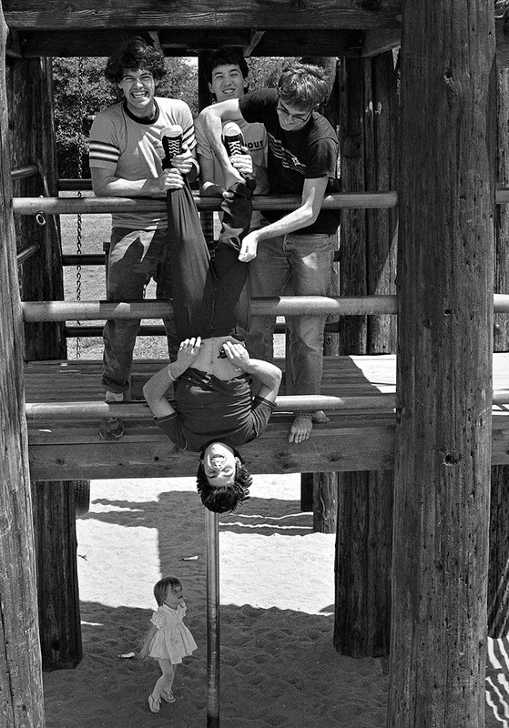 Descendents photographed by Naomi Petersen at Anderson Park in Redondo Beach, May of 1985.