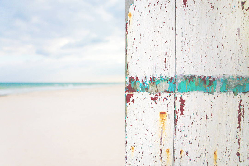 “Puertas en la Playa by  Fabrice Henssens  | Scenic costal, tropical art photography on archival baryta paper from FATHOM Art Studio