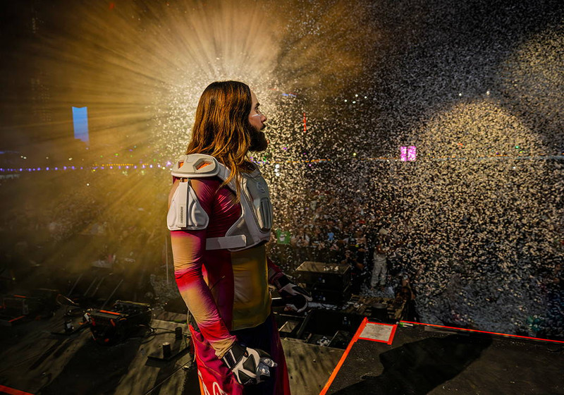 Thirty Seconds to Mars #1 by George Ortiz | Limited Edition Print | Rock Iconix Collection from FATHOM Art