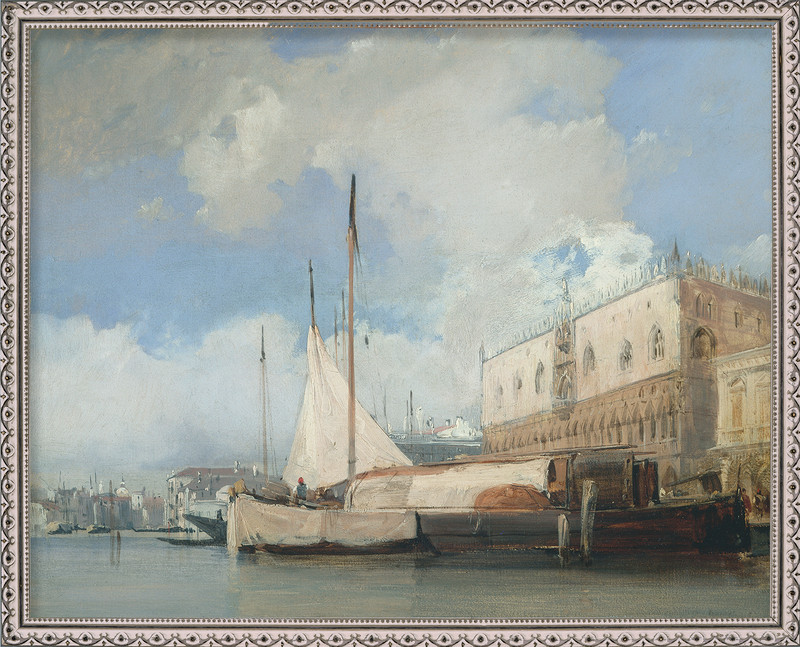 The Doge's Palace, Venice  by Richard Parkes Bonington