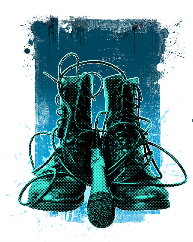 Art collaboration between the street Artist Marcel 'SEL' Blanco and photographer Drew Carolan.