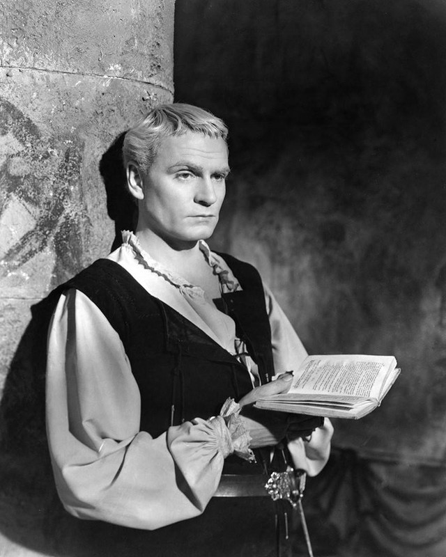 Sir Laurence Olivier in a signature performance that set the standard for all filmed Hamlets from then on.