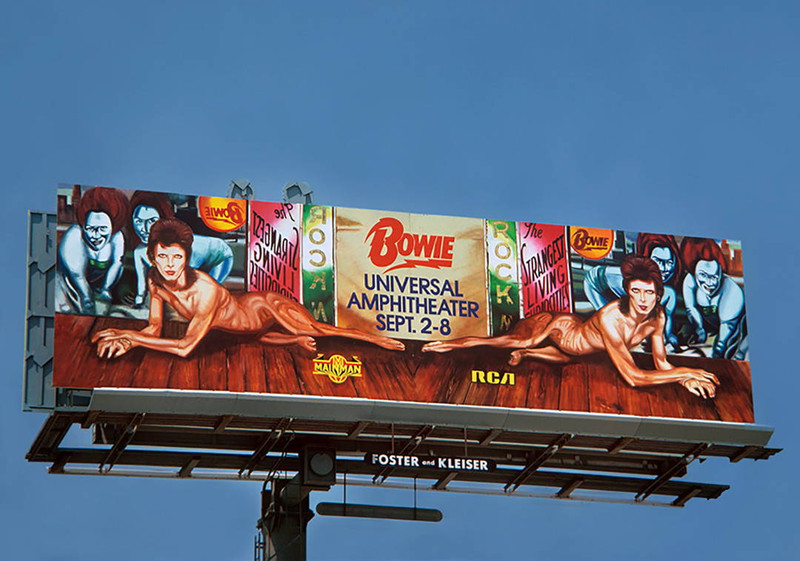 David Bowie Billboard by Robert Landau