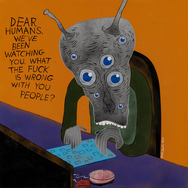 Dear Humans by Rohitash Rao | Fine Art print