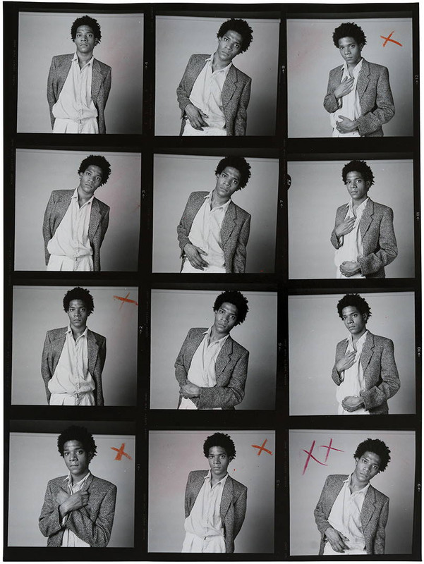BASQUIAT Proof Sheet I by Richard Corman