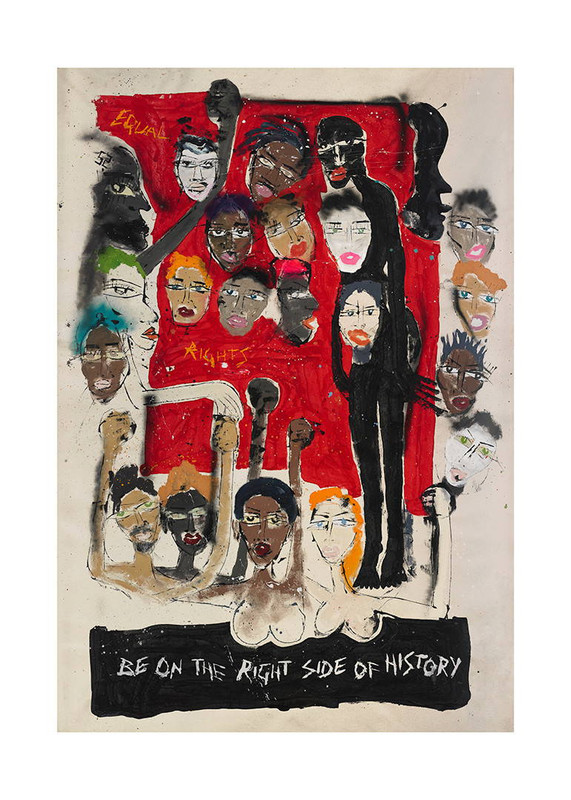 Right Side of History by Miles Regis | Neo Expressionism Art | Fine Art Print