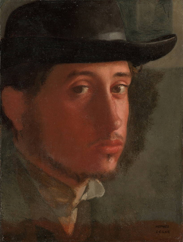 Degas with fedora