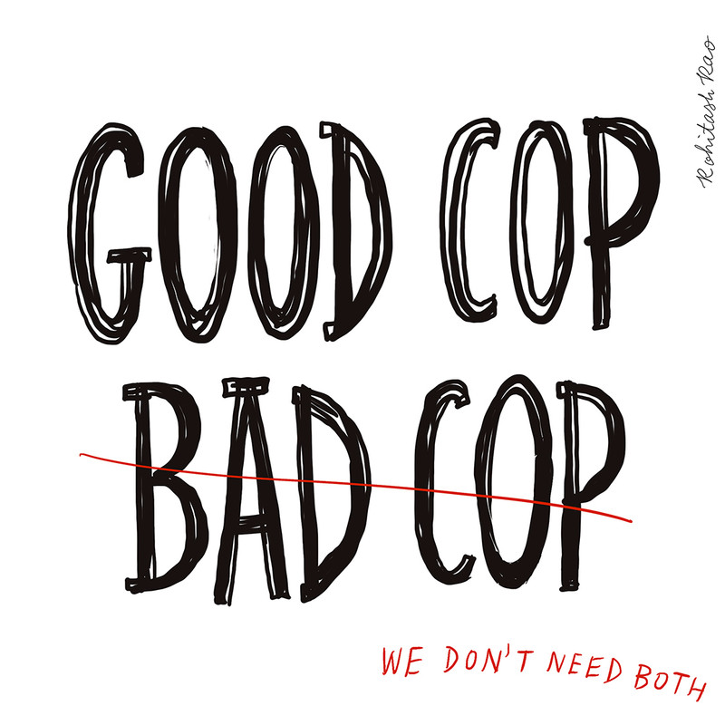 Good Cop, Bad Cop by Rohitash Rao | Comic Art Print