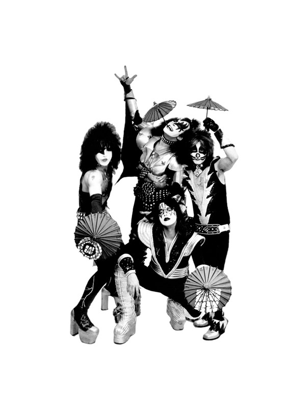 KISS #2 by Richard E. Aaron | Band Portrait shot (Paul Stanley, Gene Simmons, Ace Frehley and Peter Criss)