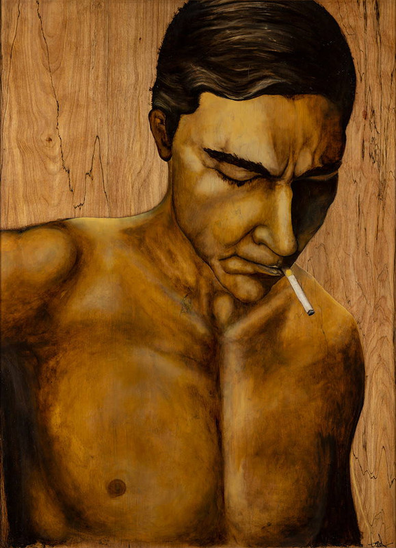 Man Face by Tori White | Figurative Art Print