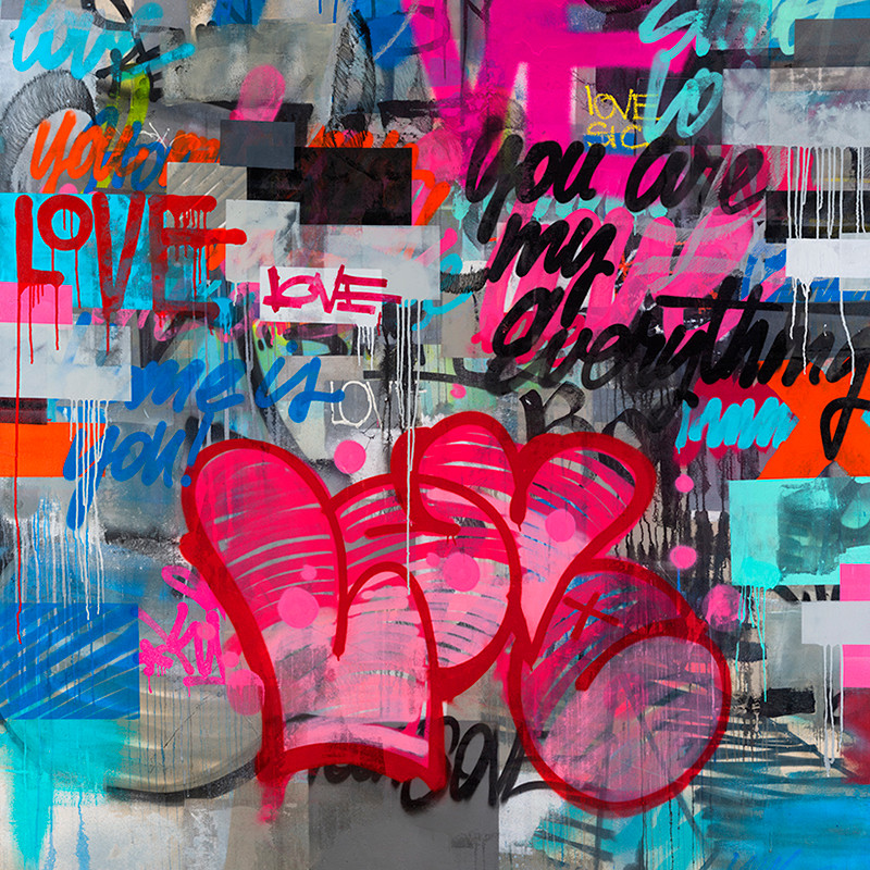 BIG Love Graffiti Art Pop Up Exhibition