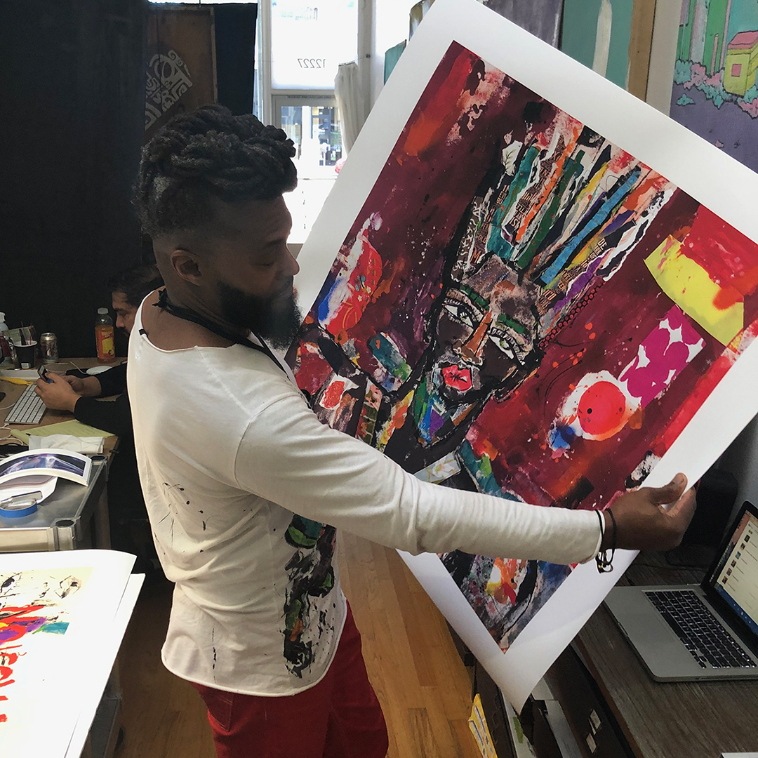 Miles Regis reviews a print of 'His Majesty' at the FATHOM Art Studio