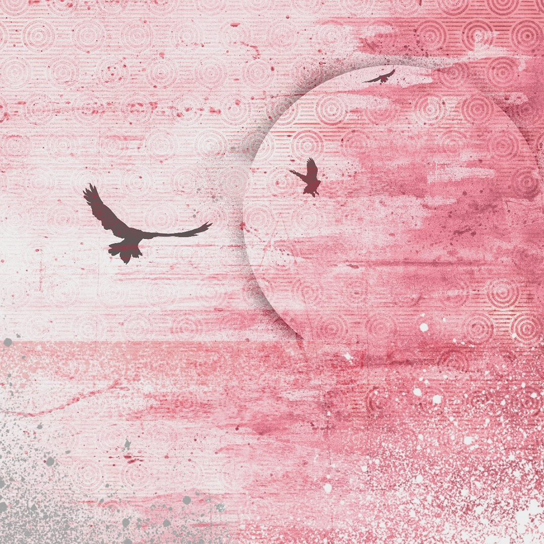 Street Art Style Sunset Painting