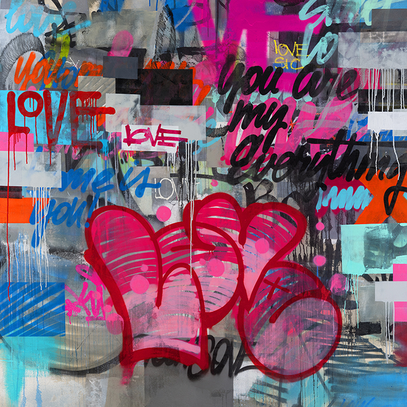 BIG Love Graffiti Art Pop Up Exhibition