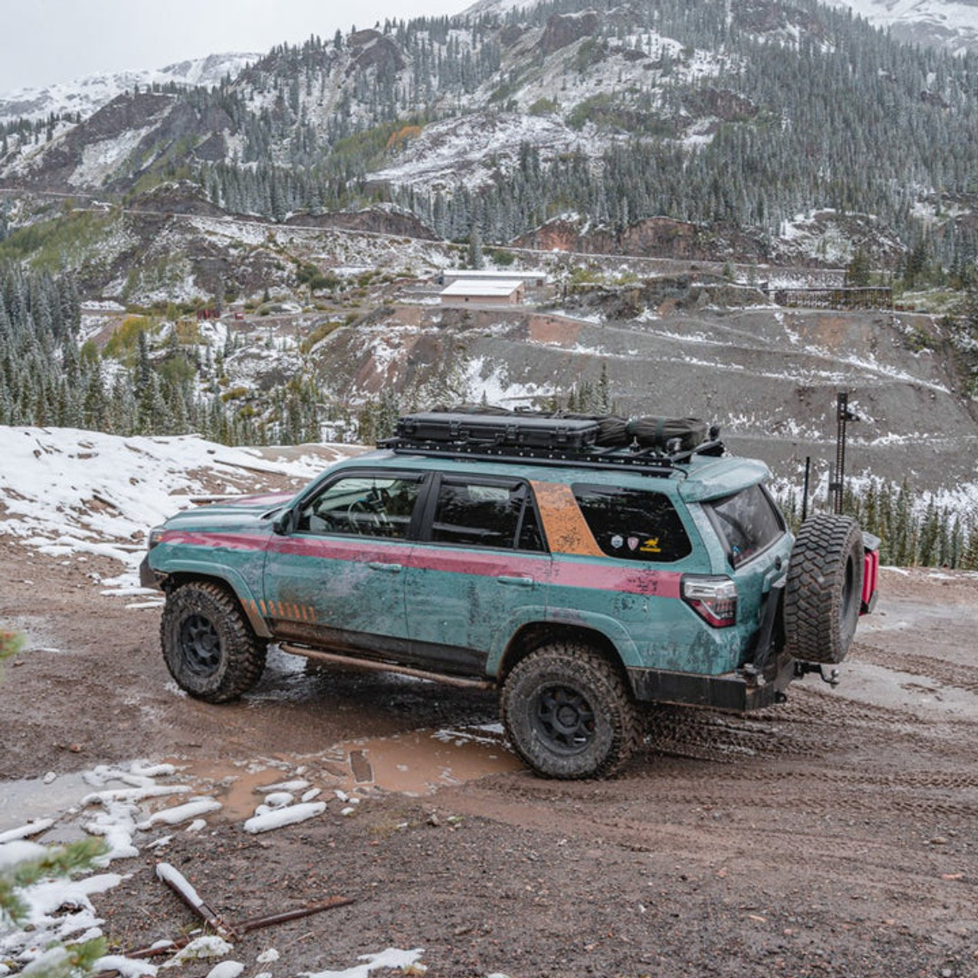 Image of LFD Off Road 7/8 Roof Rack -Side Rails Only - 5th Gen 4Runner.
