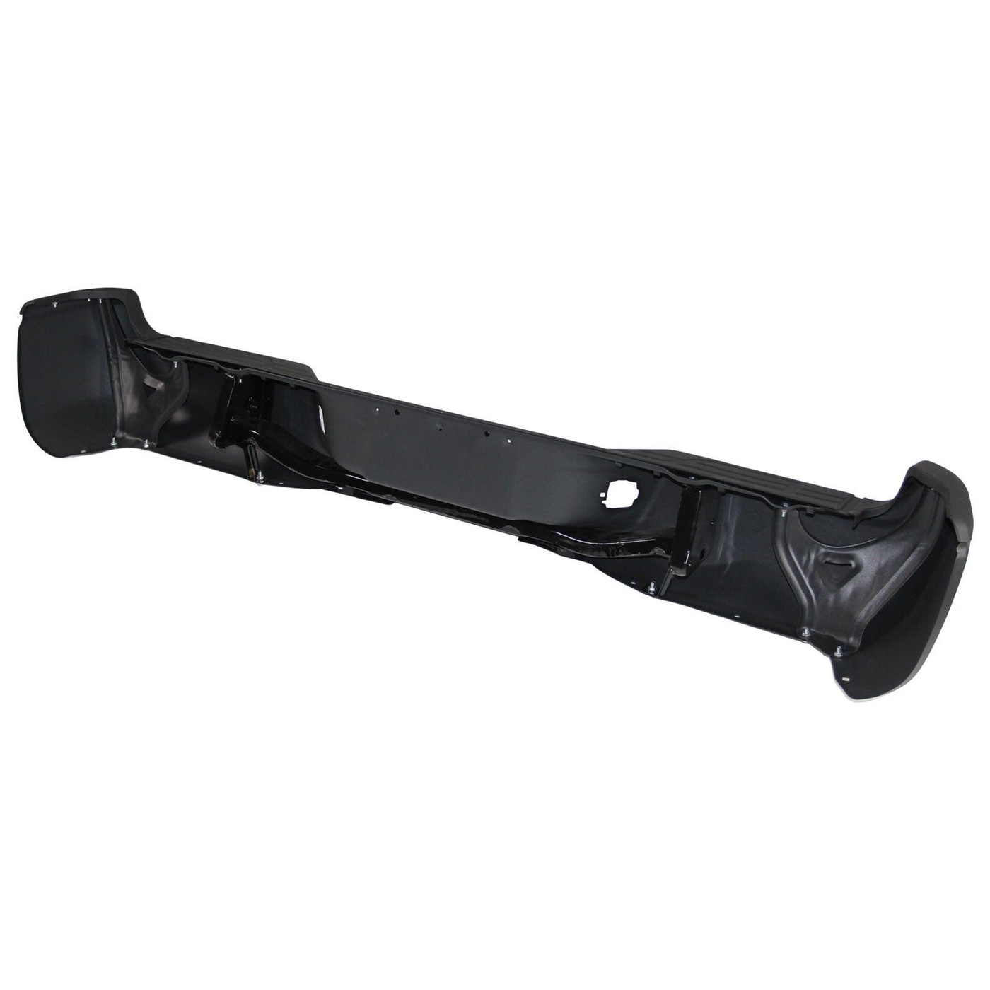Image of Primed Bumper Replacement - Rear Steel Step Bumper for 2005-2015 Toyota Tacoma 05-15.