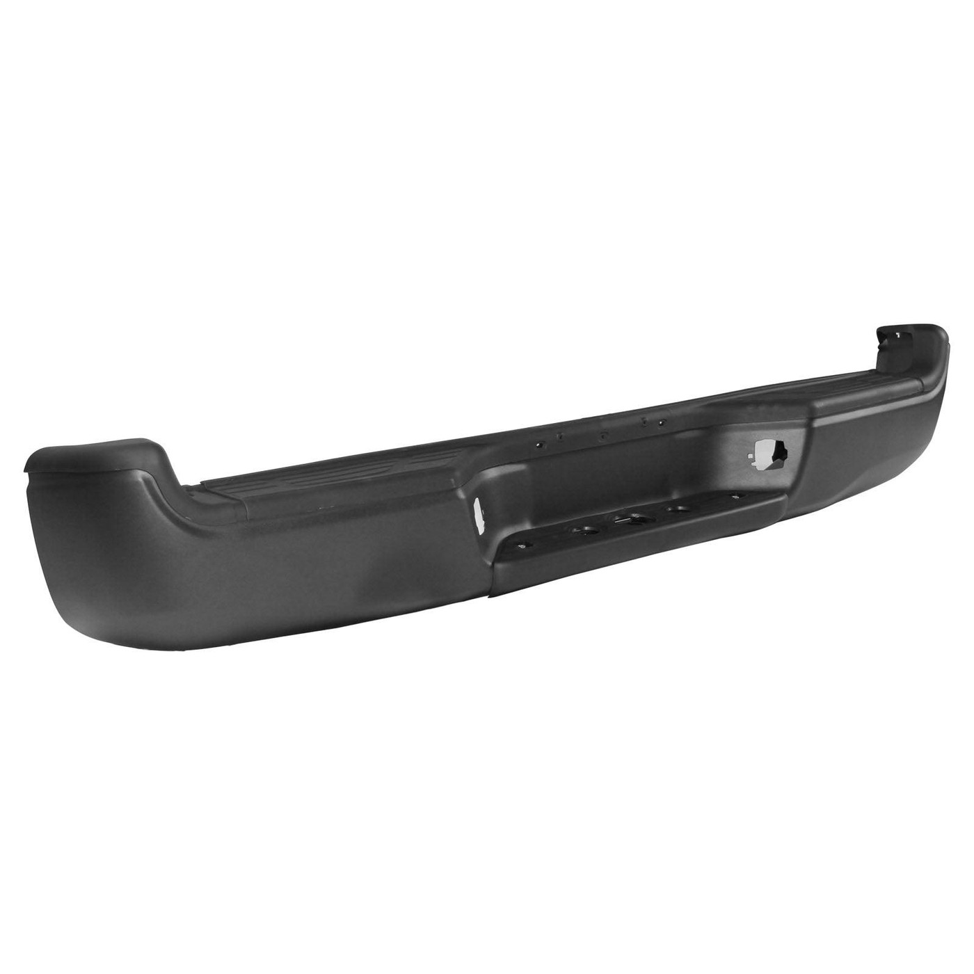 Image of Primed Bumper Replacement - Rear Steel Step Bumper for 2005-2015 Toyota Tacoma 05-15.