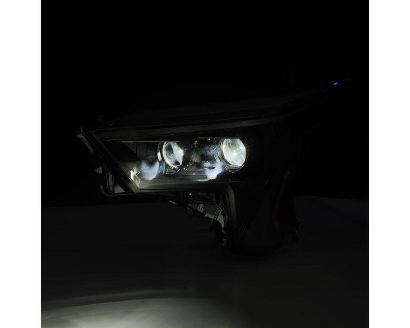 Image of LUXX Series Projector Headlights Alpha Black w/ White DRL Toyota Tundra 2022-2023 AlphaRex.