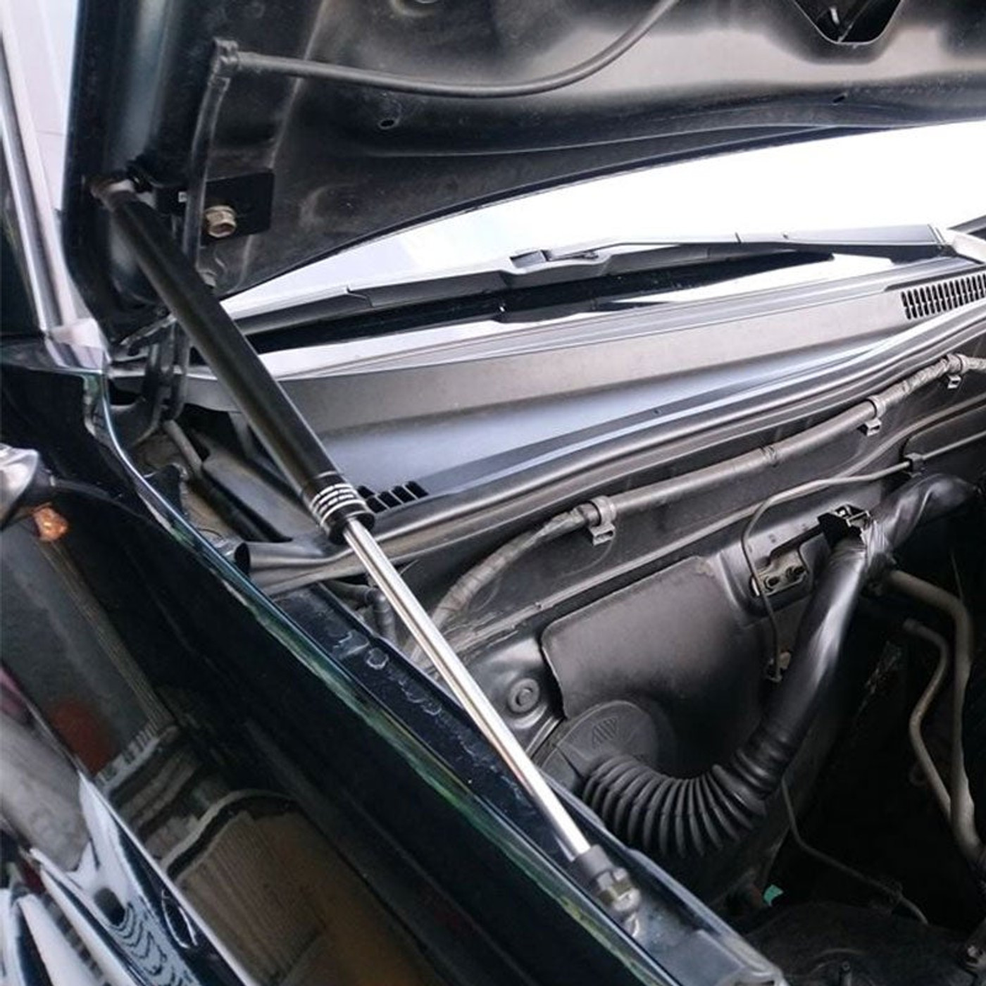 Image of Black Series Engine Hood Damper Set for 2ND GEN Toyota Tacoma (2006-2015).