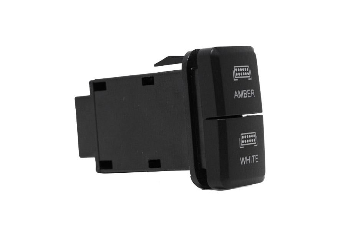 Image of Dual Function Toyota OEM Style "AMBER & WHITE" Switch Small Style.