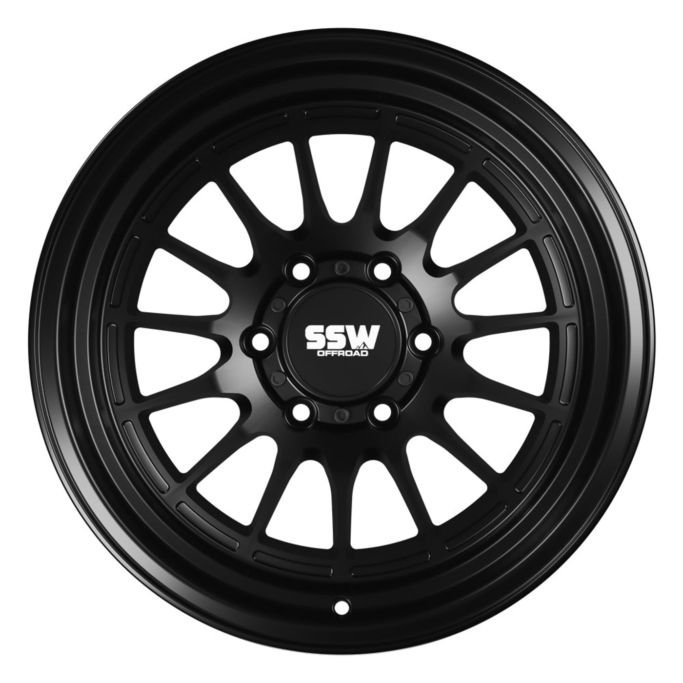 Image of SSW Offroad Wheels - DAKAR / MATTE BLACK / 17X9.0 +0.