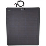 Image of Toyota Pickup Extended Cab (1989-1995) 65W 12V Hood Solar Panel for Battery Charge.