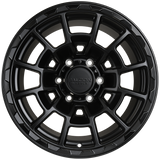 Image of Falcon Wheels - T4 - Matte Black 17x9.