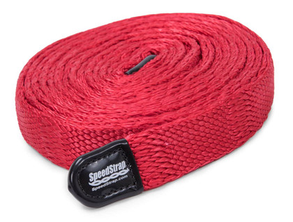 Image of SpeedStrap 1" SuperStrap Weavable Recovery Strap in Red.