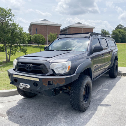 Image of Toyota Tacoma 2nd Gen (2005-2015) 90W 12V Hood Solar Panel.