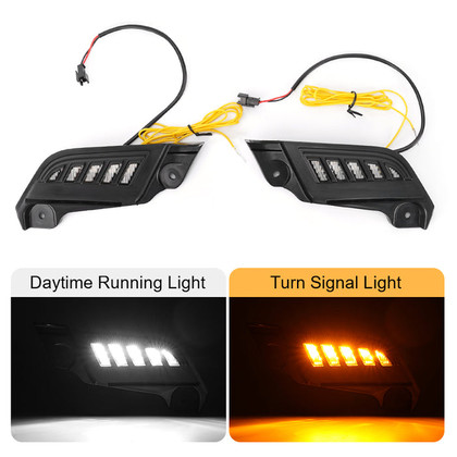 Image of LED Daytime Running Light Headlight Side Lamp For 2012-2015 Toyota Tacoma.