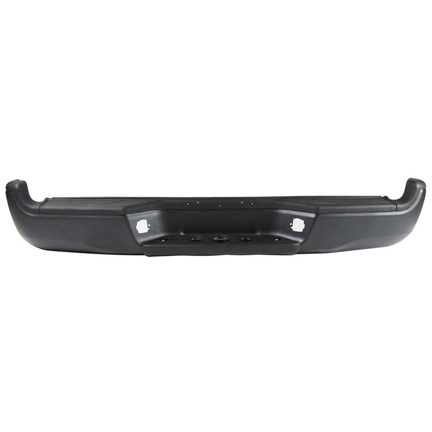 Image of Primed Bumper Replacement - Rear Steel Step Bumper for 2005-2015 Toyota Tacoma 05-15.