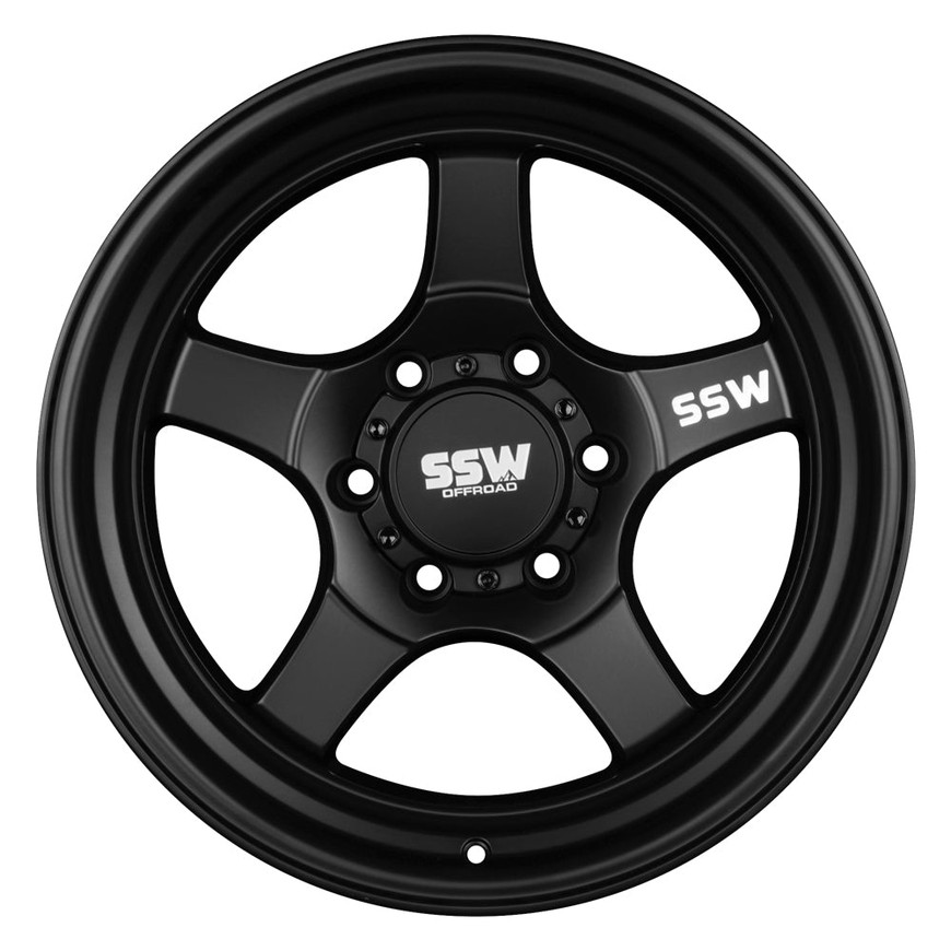 Image of SSW Offroad Wheels - STRYKER / MATTE BLACK / 17x9.0 -25.